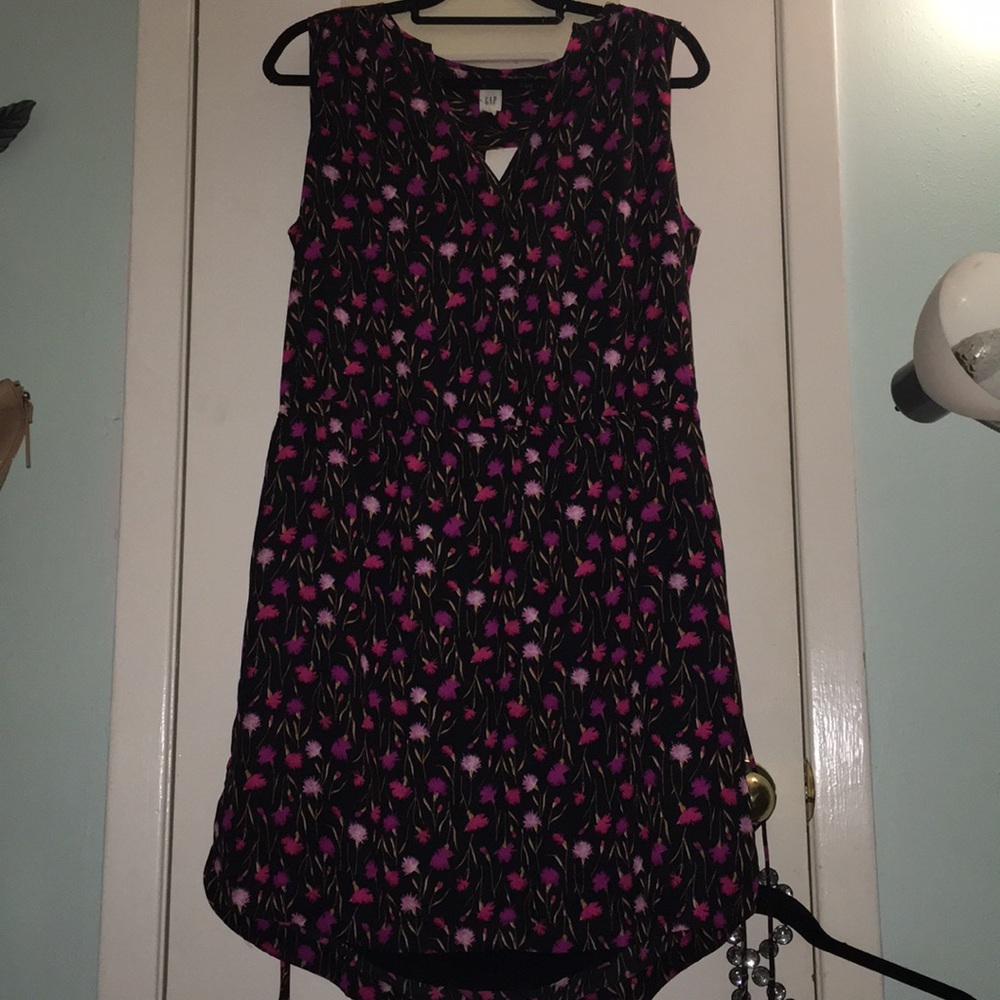 Pink and Purple Gap floral dress